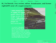 Tablet Screenshot of patrickpittman.com